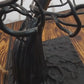 Lampe en forme d'arbre en métal recyclé - design éco-responsable