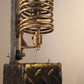 Lampe Ressort Cuivre 