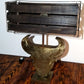 Lampe Taureau Upcyclée
